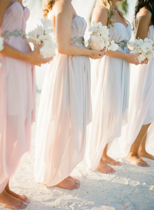 Bridesmaids on Beach