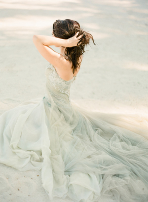 Elegant Beach Bridal Gown