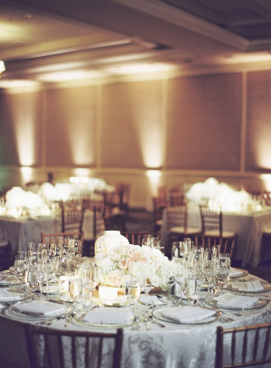 Elegant Ivory and Silver Tabletop