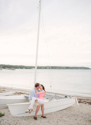 Engagement Photos on Boat