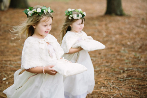 Flower Girls with Pillows