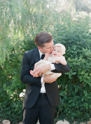 Groom and Baby
