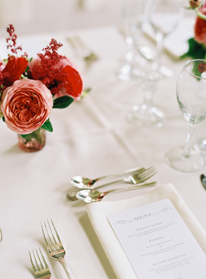 Place Setting with Menu