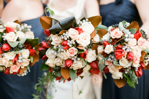 Red Fall Bouquets