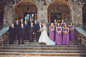 Strapless Lavender Bridesmaids Dresses