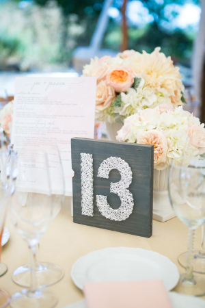 String Art Table Number