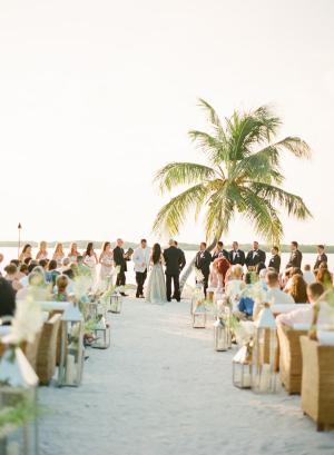 Wedding Ceremony Under Palm Trees