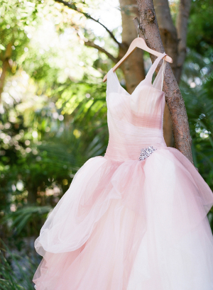 Blush Pink Bridal Gown