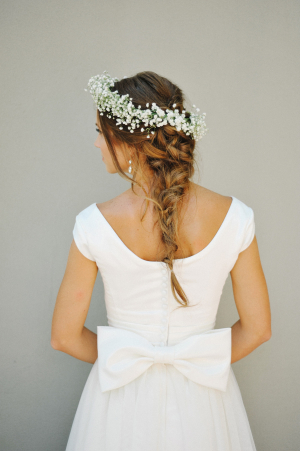 Bow on Wedding Gown