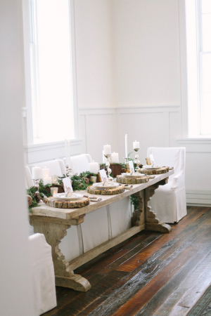 Brown and Ivory Winter Wedding