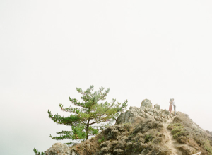 Couple on Top of Mountain