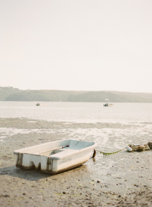 Deserted Boat on Beach