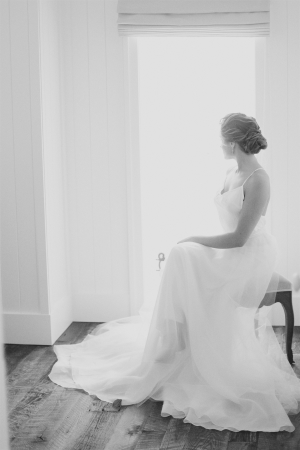 Elegant Black and White Bridal Portrait Jacque Lynn