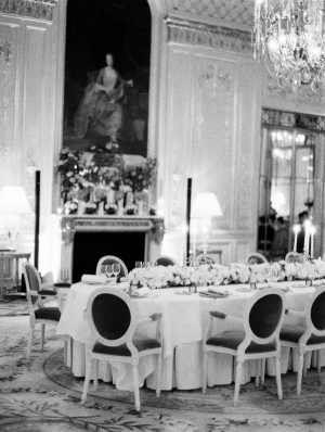 Elegant Paris Wedding Reception