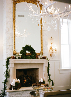 Elegant Rustic Winter Wedding Decor