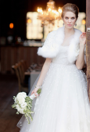 Elegant Winter Bride