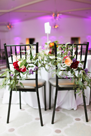 Floral Wedding Chair Garland