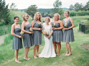Gray JCrew Bridesmaids