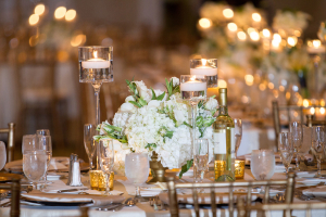 Ivory Gold Wedding Reception
