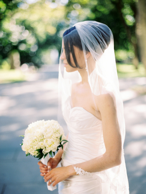 Lace Trimmed Bridal Veil