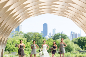 Nature Boardwalk at Lincoln Park Bridesmaids