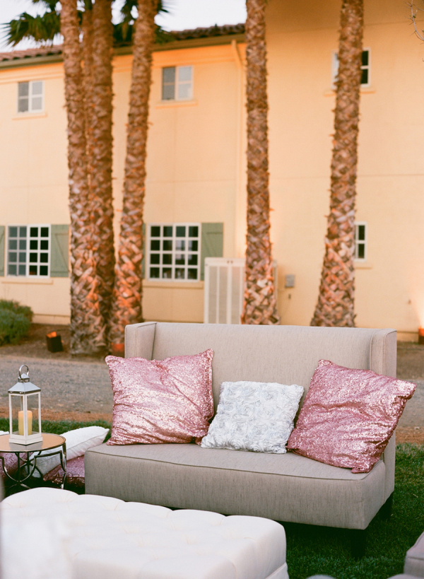 Pink and White Wedding Lounge