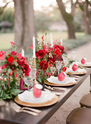 Pomegranate Table Settings