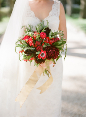Red and Gold Bouquet