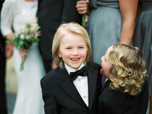 Ring Bearers in Tuxedos