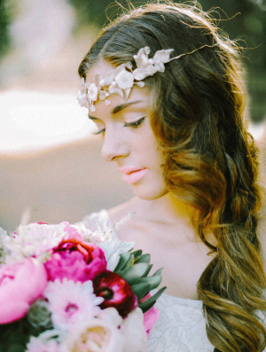 Whimsical Gold Headpiece