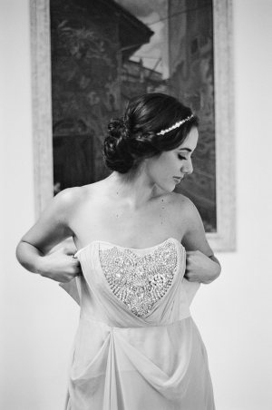 Bride in LWD Couture