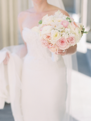 Calla Lily and Rose Bridal Bouquet