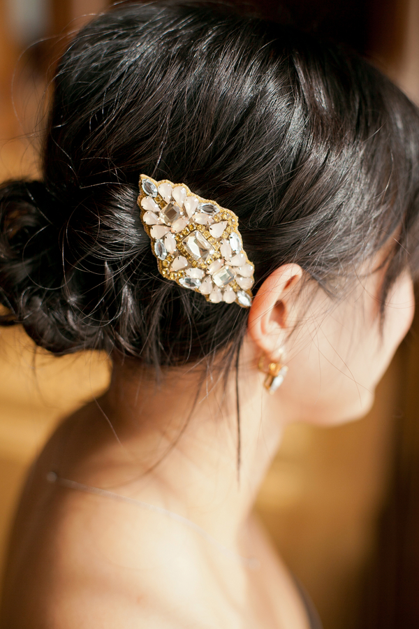 Jewel Pin Wedding Hair Ideas