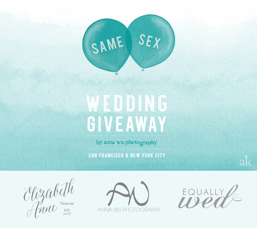 Same-Sex Wedding Giveaway from Anna Wu Photography
