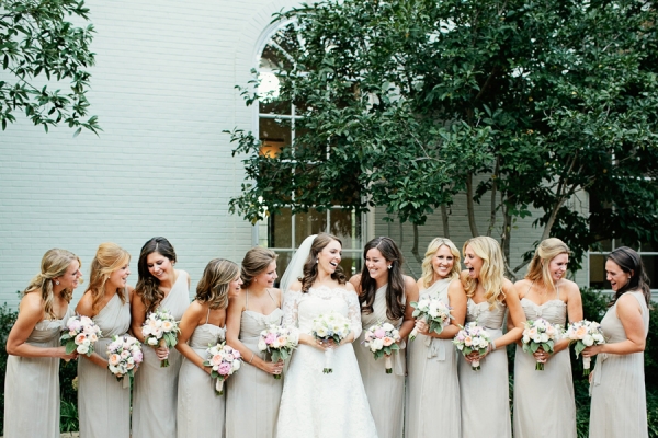 Taupe Bridesmaids Dresses