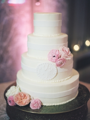 Wedding Cake with Monogram
