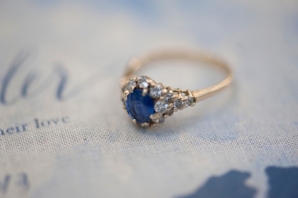 Blue Wedding Ring