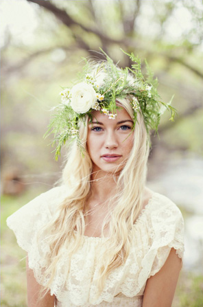 Bohemian-Inspired Floral Crown