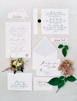 Calligraphy Stationery Suite