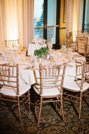 Champagne and Gold Centerpiece
