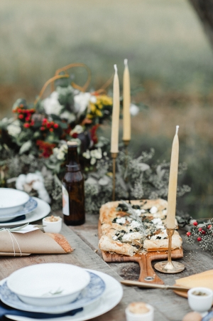 Outdoor Rustic Wedding Table