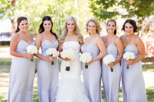 Pale Lavender Bridesmaids Dresses