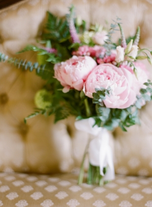 Peony Bouquet with Greenery