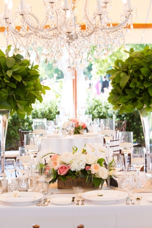 Pink and Green Reception