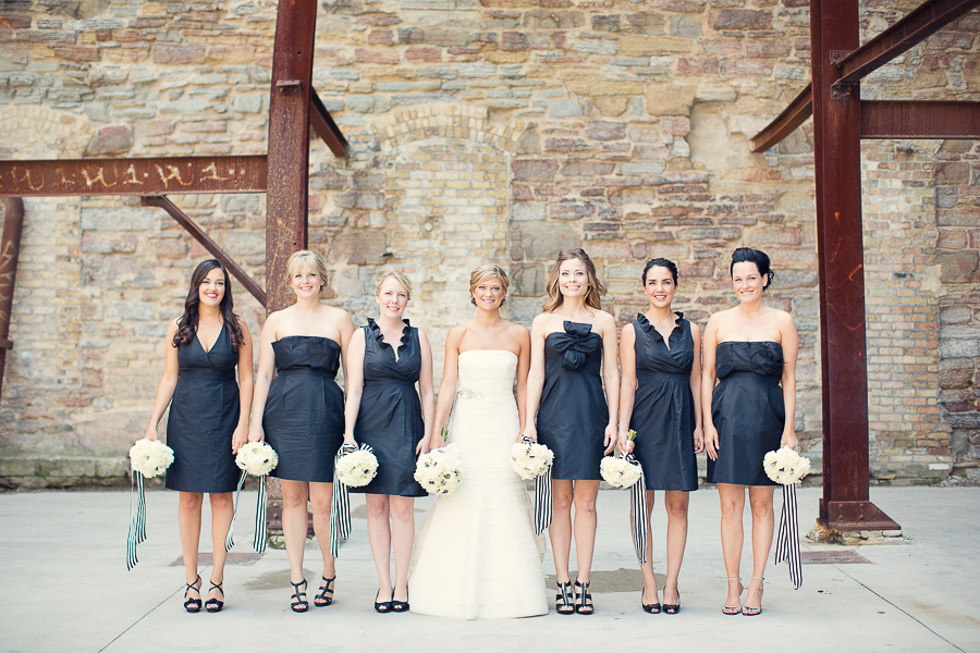 Short Black Bridesmaids Dresses