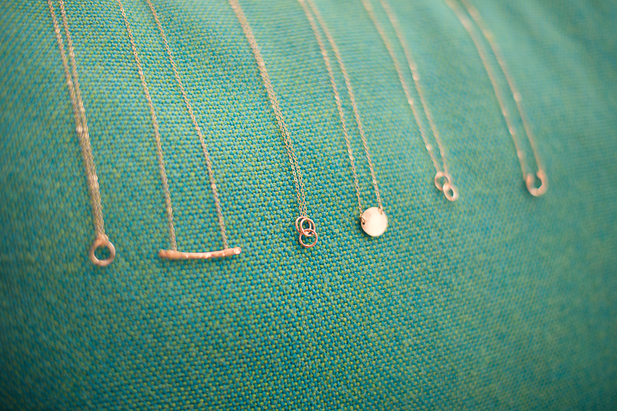 Simple Gold Necklaces Bridesmaids Jewelry