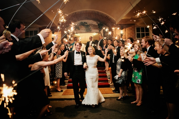 Sparkler Exit From Reception