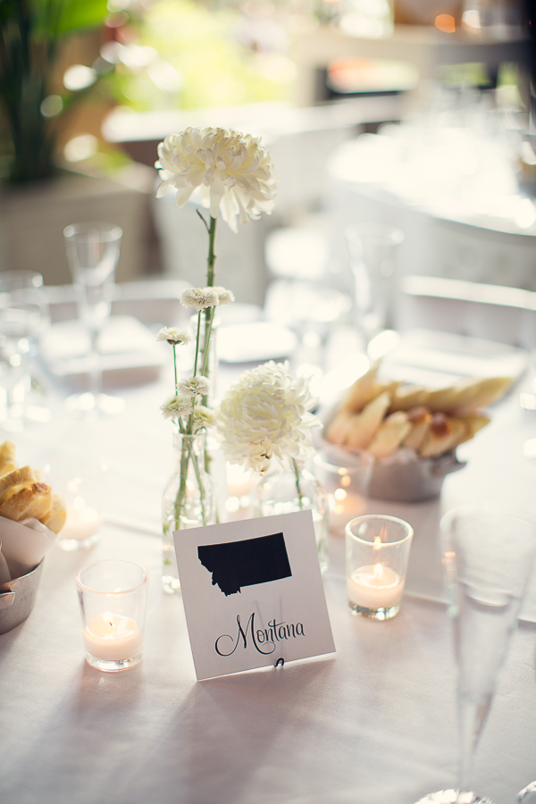State Themed Reception Place Cards