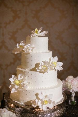 Swiss Dot Wedding Cake