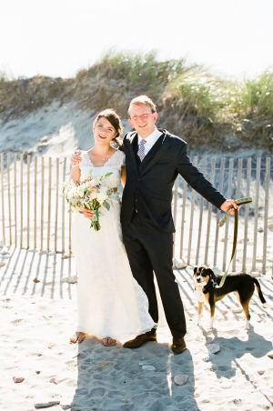 Dogs in Beach Weddings